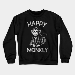Happy Monkey Crewneck Sweatshirt